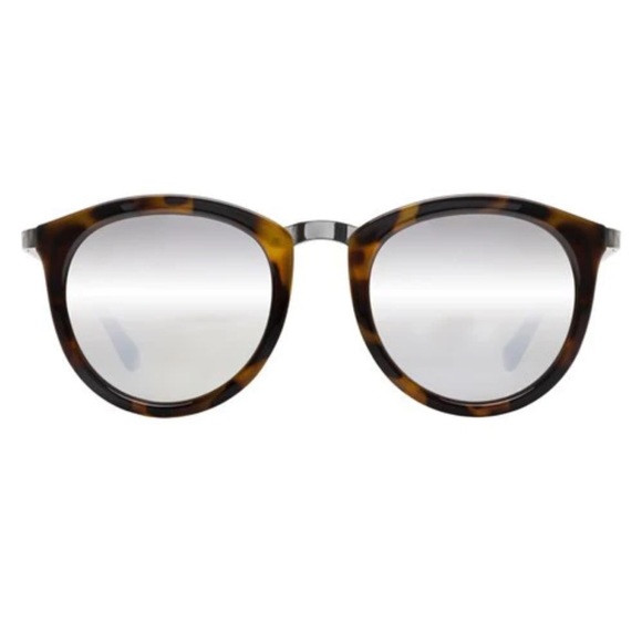 NWT Le Specs Mirrored Tortoise Sunglasses - Picture 2 of 2